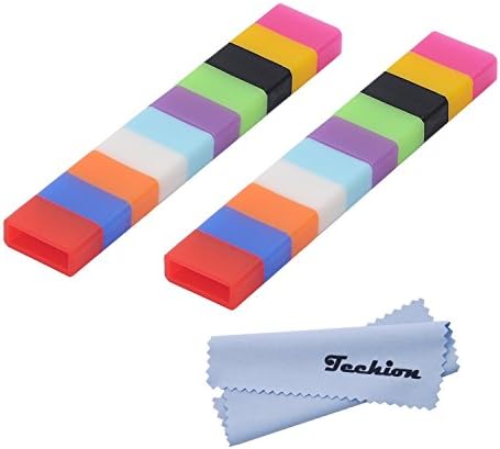 Techion Protective Silicone Fasteners Ring Holder for Fitbit Flex/Fitbit Alta/Garmin Vivofit/Samsung Gear fit Wristband/Fitbit Charge Wristband(20 pcs/Pack)