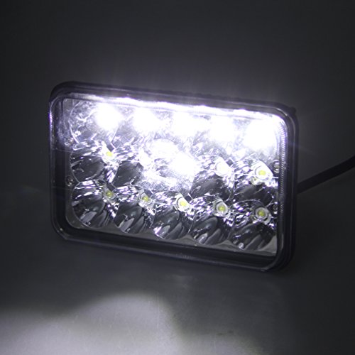 image for SUNPIE Rectangular 4x6 Inch LED Headlights Bulb for Peterbilt Kenworth