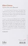 Image de Lettres a Un Ami Allema (Folio)
