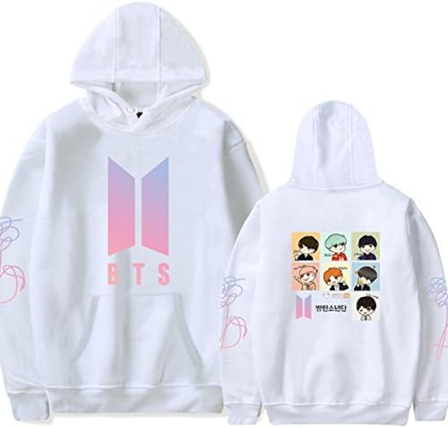 Viclearshop 2018 New Fashion Wild Casual Cartoon Character Hooded Couple Fashion Loose Clothes
