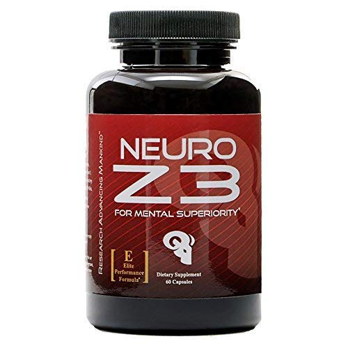 Superior Brain Performance Supplement | Neuro Z3 | Premium Nootropic by RAM ADVANTAGE | Designed to Support Memory, Enhance Focus, Boost Energy and Mental Clarity | 60 (ct)