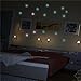 Pack of 200 Luminous Stars Glow in The Dark Fluorescent Noctilucent Plastic Wall Stickers Decals for Home Ceiling Wall Decorate Baby Kids Gift Nursery Room by BeautyMood (3.8cm)