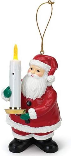 Amazon Com Mr Christmas Goodnight Lights Santa Ornament Controller Home Kitchen