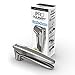 Pro Culinary Garlic Press - Professional Quality Garlic and Ginger Mincer - Dishwasher safe - Silver - Free Recipe Ebook