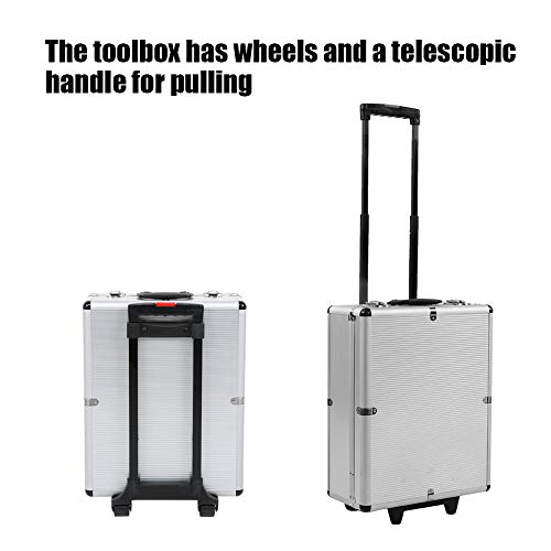 Werkzeugkoffer 186Pcs Handwerkzeugset Qualitätswerkzeug Werkzeugkasten Werkzeugkiste Werkzeugtrolley Haushaltszange… – Bild 4