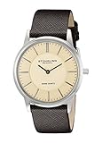 Stuhrling Original Men's 238.321K43 Ascot Newberry Analog Swiss Quartz Brown Leather Watch