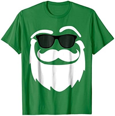 Cool Santa Claus Face Funny Christmas T-Shirt