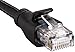 Amazon Basics RJ45 Cat-6 Ethernet Patch Cable, 1Gpbs Transfer Speed, Gold-Plated Connectors, 50 Foot - Pack of 10, Black