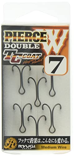 RYUGI リューギ ピアスダブルフック TCコート #10-#1 【HPW060】 Ryugi PIERCE DOUBLE HOOK TC #7 フックサイズ