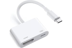WAHBITE Apple USB-C to HDMI Adapter 4K@60Hz for iPhone 15 MacBook Pro Air iPad Pro, USB 3.1 Type C Digital AV HDMI 2.0 Cord Compatible with Samsung Galaxy S23/S22, Pixelbook, XPS and More