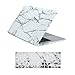 TOP CASE - 2 in 1 Signature Bundle Marble Rubberized Hard Case and Keyboard Cover Compatible Older Generation MacBook Air 13