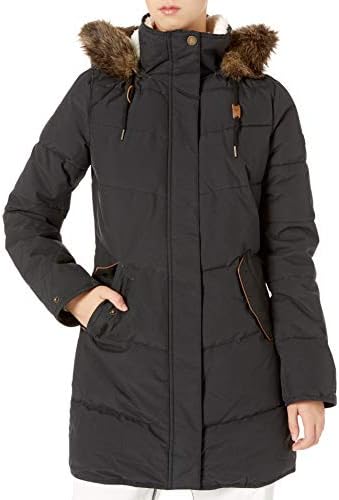 Womens Roxy Ellie Longline Hooded Waterproof Puffer Jacket For Women Erjjk03289