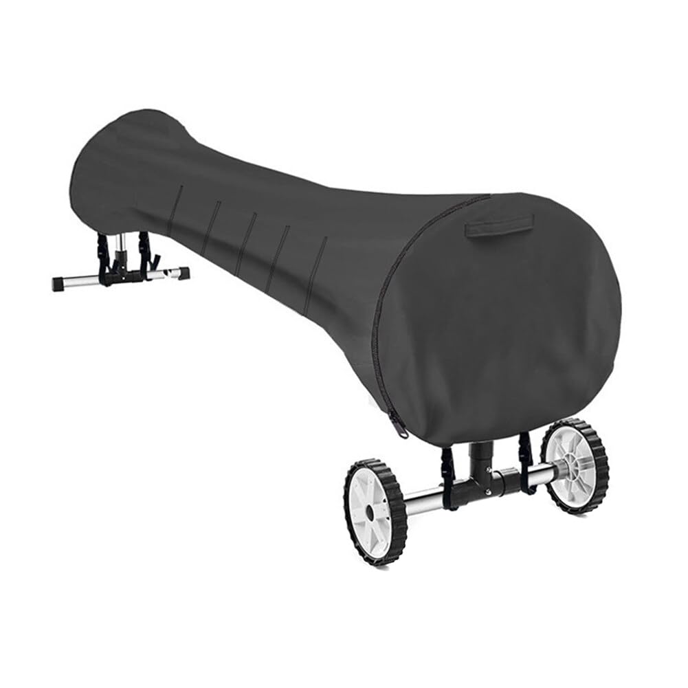 Uposao Swimming Pool Solar Reel Cover, Waterproof Pool Solar Protective Blanket Reel Cover Winter Solar Reel and Blanket Covers, Open Air Swimming Pool Roll Cover Protector Ground,16ft