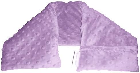 Lavender Scents Minky Cuddle Dot Lilac Heat Wrap