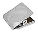 totalElement 1.75 Inch Square Magnetic Metal Clip, Refrigerator Magnet (4 Pack)