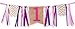 Sterling James Co. First Birthday Decorations - 1st Birthday - Burlap Highchair Banner for Girl