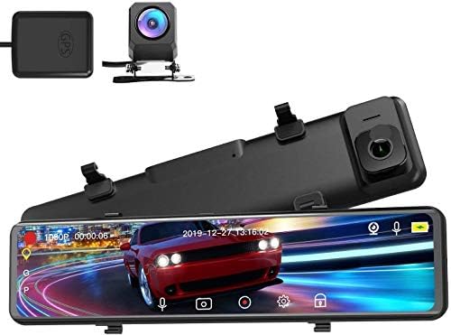 Cooau 2k 1080p 最新版 ドライブレコーダー ミラー型 前後カメラ 2k 11 インチips タッチスクリーン Sony Imx335 センサー スーパーナイト Gps機能 170 150 超広角 左右反転鏡像修正 画面輝度調整 駐車監視 ループ録画 防水バックカメラ デジタルインナーミラー