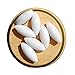 PTFE Magnetic Stirrer Mixer Stir Bars White Color,Olive Shape, (Diameter 8mm,Length 20mm),Pack of 10pcs