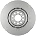 BOSCH 53011389 QuietCast Premium Disc Brake Rotor - Compatible with Select Audi TT, TT Quattro; Volkswagen Golf, Jetta; FRONT - Single
