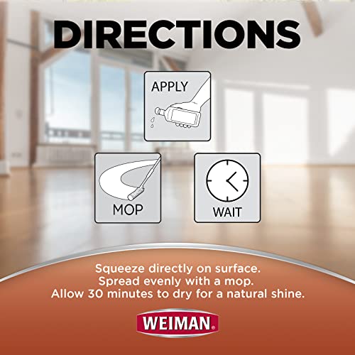 Weiman Wood Floor Polish and Restorer 32 Ounce HighTraffic