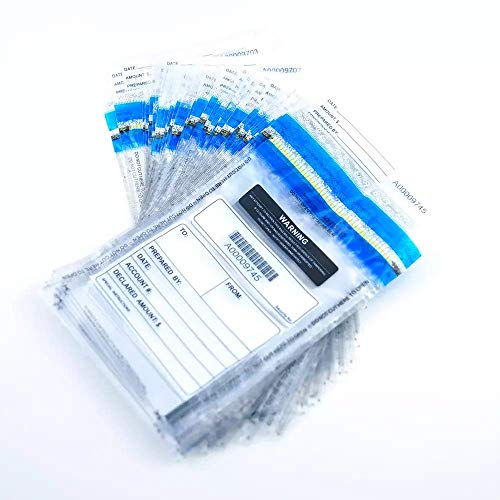 Clear Deposit Bags, Tamper-Evident Bags, Security Bank Pocket, 6 x 9 Inches (100) - Thumbnail 6