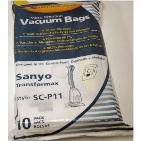 Fits For Sanyo Transformax 3 In 1 SC-P11 Bags- 10 Pk Generic Bags SC-15 SC-18 - Foto 6