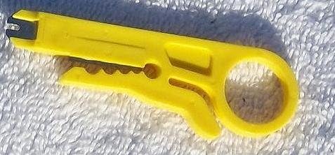 Disposable Impact Tool with Cable Stripper for 110 Terminal Blocks