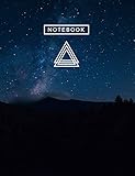 Aesthetic Art Journaling: Light Weight Mountain Hiking Composition Book | 150 Unlined/Drawing Pages by Writing Aesthetics