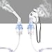 Compressor System Cool Mist Inhaler Masks Breathing Mouthpieces for Adults and Children