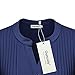 Ouncuty V Neck Tunic Casual Shirt for Women Short Sleeve Pleated Tunic Tops