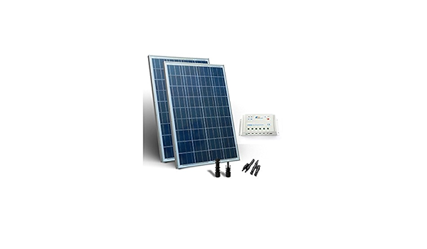 Solar Kit base 400W 12/24V Placa Solar Regulador de Carga 30A ...
