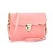 Outtop Messenger Bag Cross Body Hobo Handbag Tote Shoulder Bags for Women Girl (Pink)