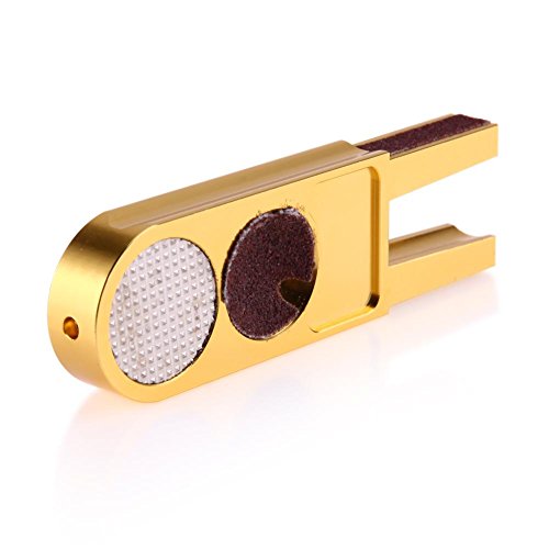 Alloet Muti-functional U-shape Billiards Pool Cue Tip Trimmers Tapper, Dime Shaper, Nickel Shaper Tool