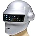 Daft Shining Punk Helmet Colorful LED Lights Robot Adult Full Head PVC Mask