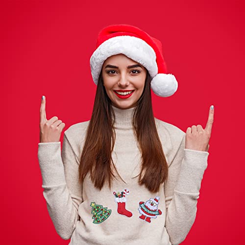 GYGYL 22pcs Christmas Iron on Patches, Sew Applique Embroidered Patch, Decoration and DIY Christmas Gifts