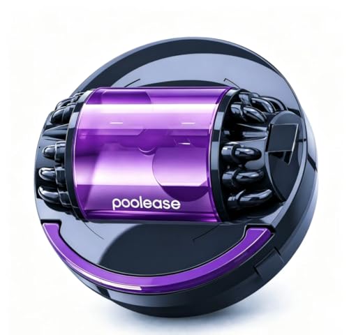 Cordless Robotic Pool Vacuum for Above/In-ground Flat Pool up to 960 Sq.ft | Pool Cleaner Robot 100 Min Runtime, Self-Parking, with Dual high-Powerful Motors Provide Strong Suction