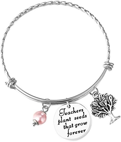 ELOI Teacher Appreciation Gifts Necklace Thank You Gift from Student Personalized Teacher Pendant Jewelry