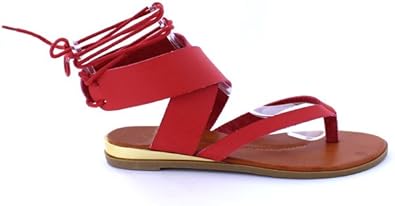 amazon women's red sandals