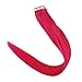 RUNATURE 20inch Hair Extensions Tape-ins 10pcs 25g Tape on Human Hair Hot Pink Color Fashion Girls Seamless Hair Extensions for Partythumb 4