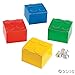 Color Brick Party Favor Boxes Lot of 12 Treat Boxes Building Blocks primary