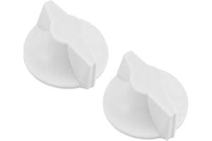CAMGJORT 2 PCS 146MT574 Timer Knob for FD Series Spring Wound Wall Timer, Bathroom Heater Fan and Light Control,White
