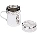 (Set of 2) 10 Ounce Stainless Steel Dredge with Handle, Metallic