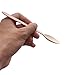 HAZOULEN 100 Pack Eco-friendy Wooden Spoons for Parties and Crafts, 6-2/5 Inch