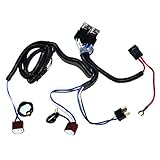 Dual High Low Beam Headlight Relay Wiring Harness
