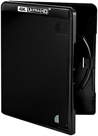 Vision Media® - 10pcs x 4K Ultra HD Black Blu Ray Case- Stores any DVD/Blu Ray/Games Disc - Image 5