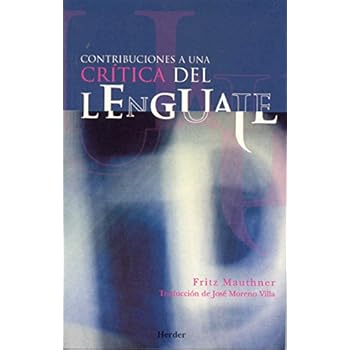 Contribuciones a una crítica del lenguaje