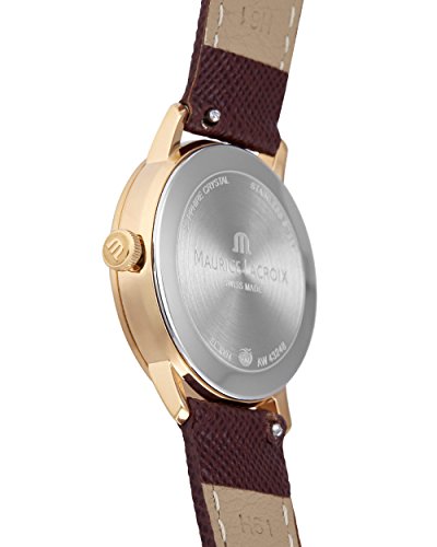 Maurice-Lacroix-Damen-Analog-Quarz-Uhr-mit-Leder-Armband-EL1094-PVP01-111-1