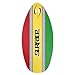 Wave Rebel Surface Wood Laminate Skim Board, Rasta, 45-Inch