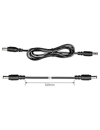 Onite 2 Pcs DC Plug Consejos Conectores Hembra a Macho Jack