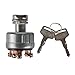 MDY Ignition Switch with 4 Position 6 Terminal 2 Keys Replacement for Kobelco, Ford 3400, Kubota, International Harvester, Mitsubishi Tractor,Trailer,Caterpillar,Agricultura, Plant Applications